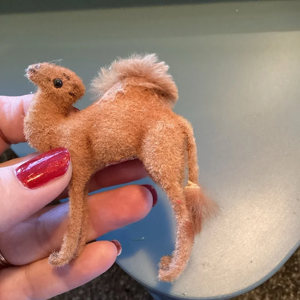 Plush Tan Camel figurine